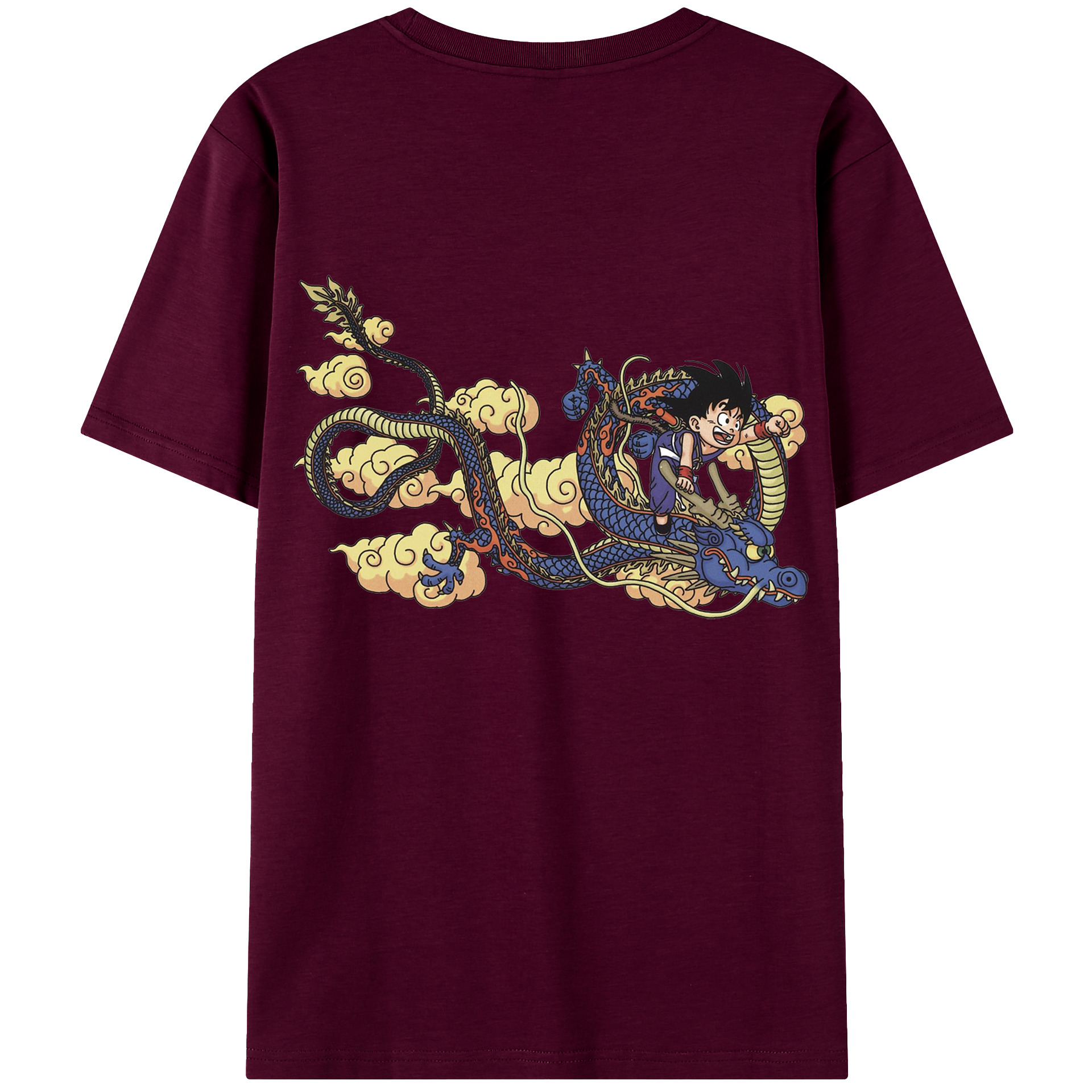 （画像用） ドラゴンボール 神龍 シェンロン DRAGON BALL Shenron レディース半袖Tシャツ(バックプリント)